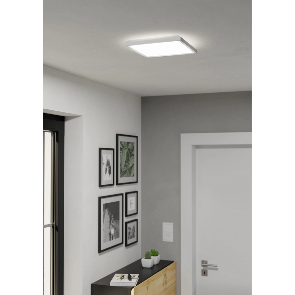 Bathroom ceiling light Rovito Square - White - 29x29cm Eglo 9008606329946