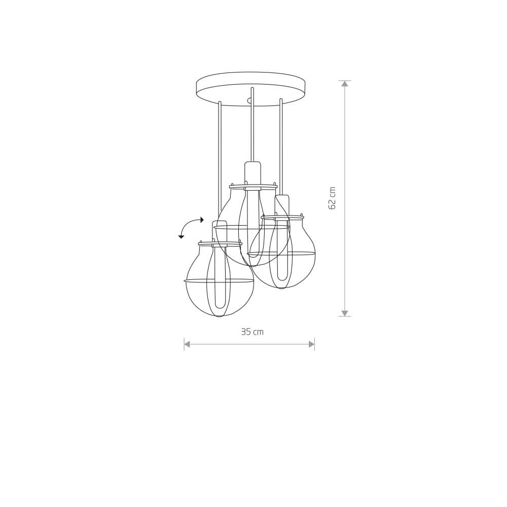 3-light ceiling lamp Manufacture Lyora 5903139974097