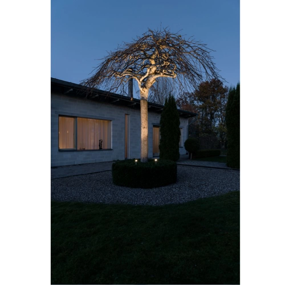 LED garden spot Monza Uplight 77.5cm metallic gray KonstSmide 7318307964004