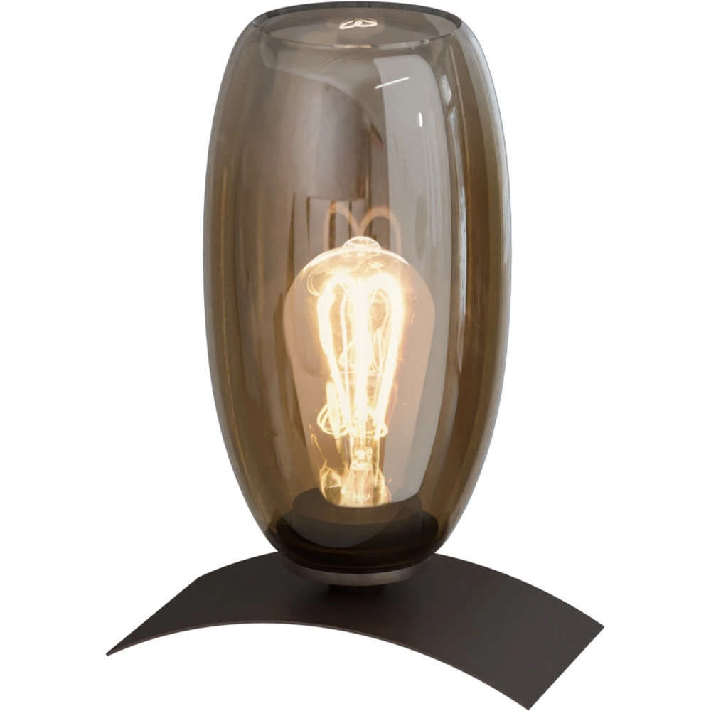 Table lamp Olive Ø12.5cm glass - cocoa