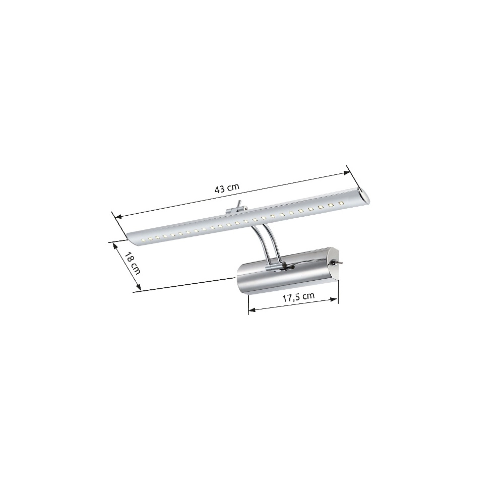 Picture lamp Picture I chrome Globo 9007371291625