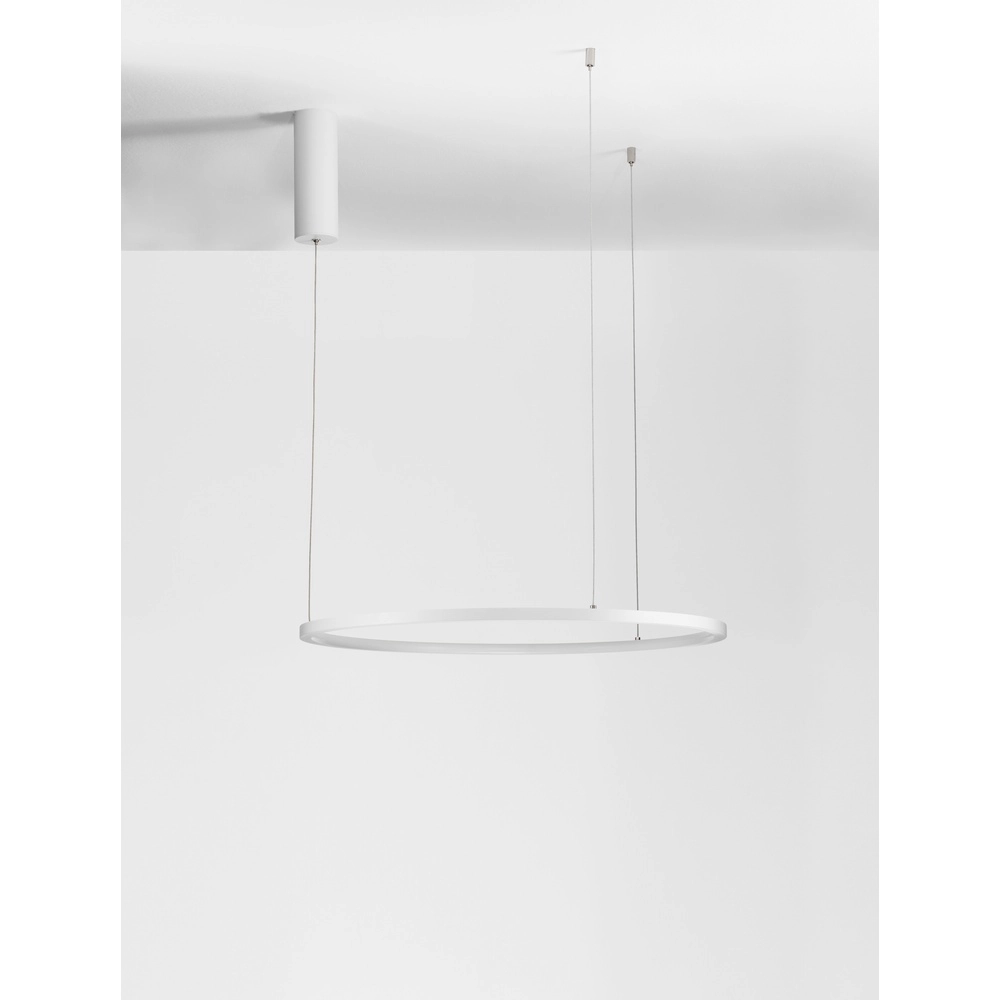 Round pendant lamp Tarquin white Ø 60cm Lyora 5212017438256