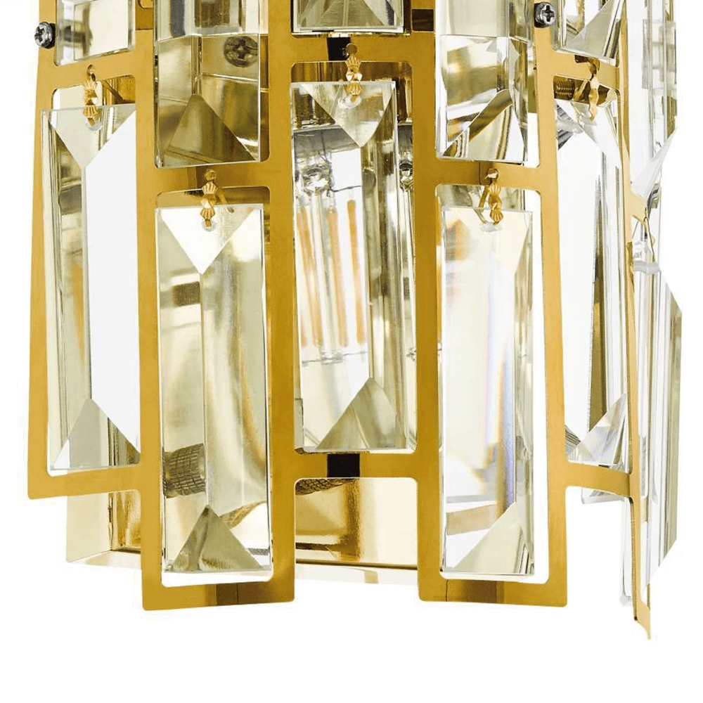 Chandelier wall lamp chrome Calmeilles gold Stars of Light 9002759396152
