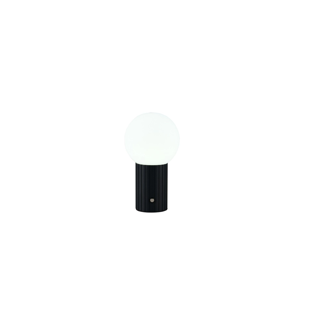 Rechargeable table lamp Tauris black and white Trio 4017807643480