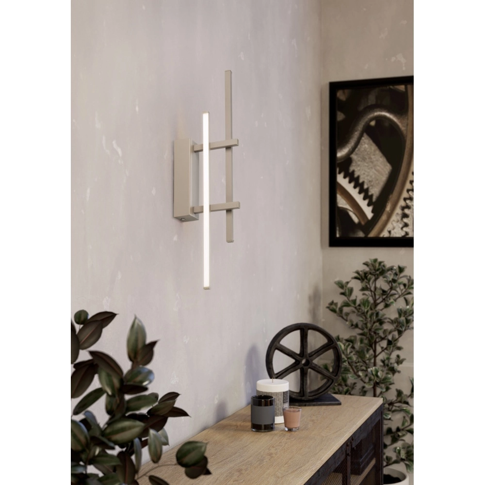Design wall lamp Trepiliano sand brown Eglo 9008606356706