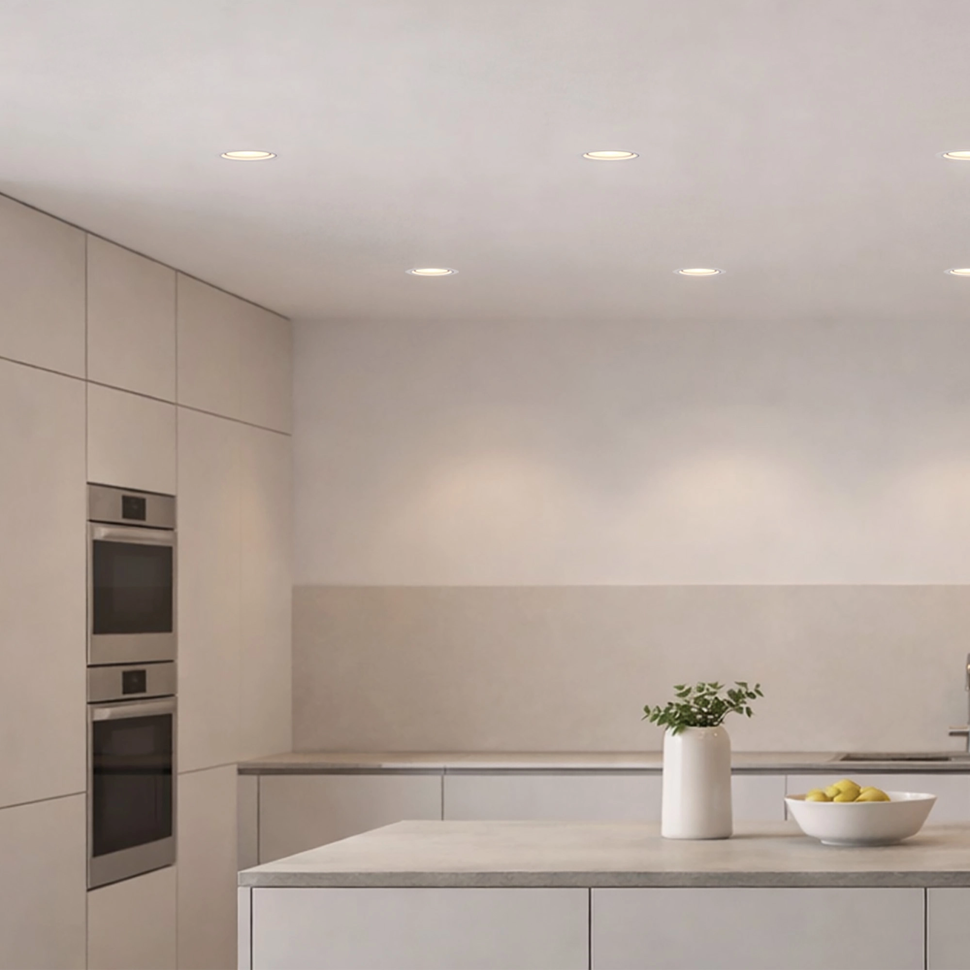 Recessed spotlight Mini white with edge Lyora 5053423275659