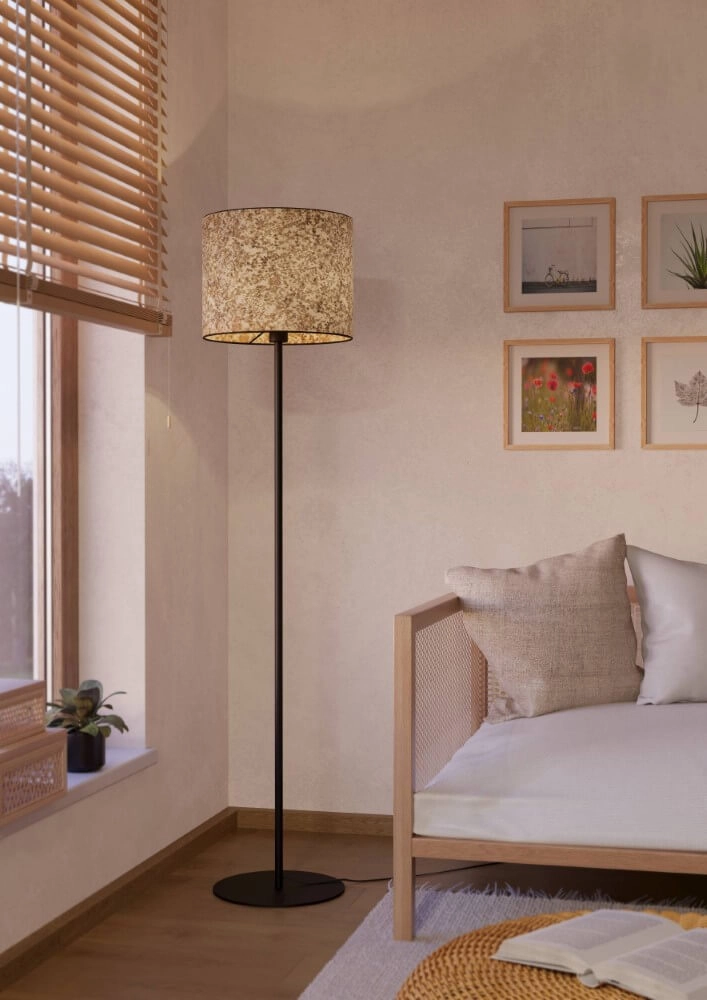 Natural floor lamp Butterburn 162cm Eglo 9002759439392