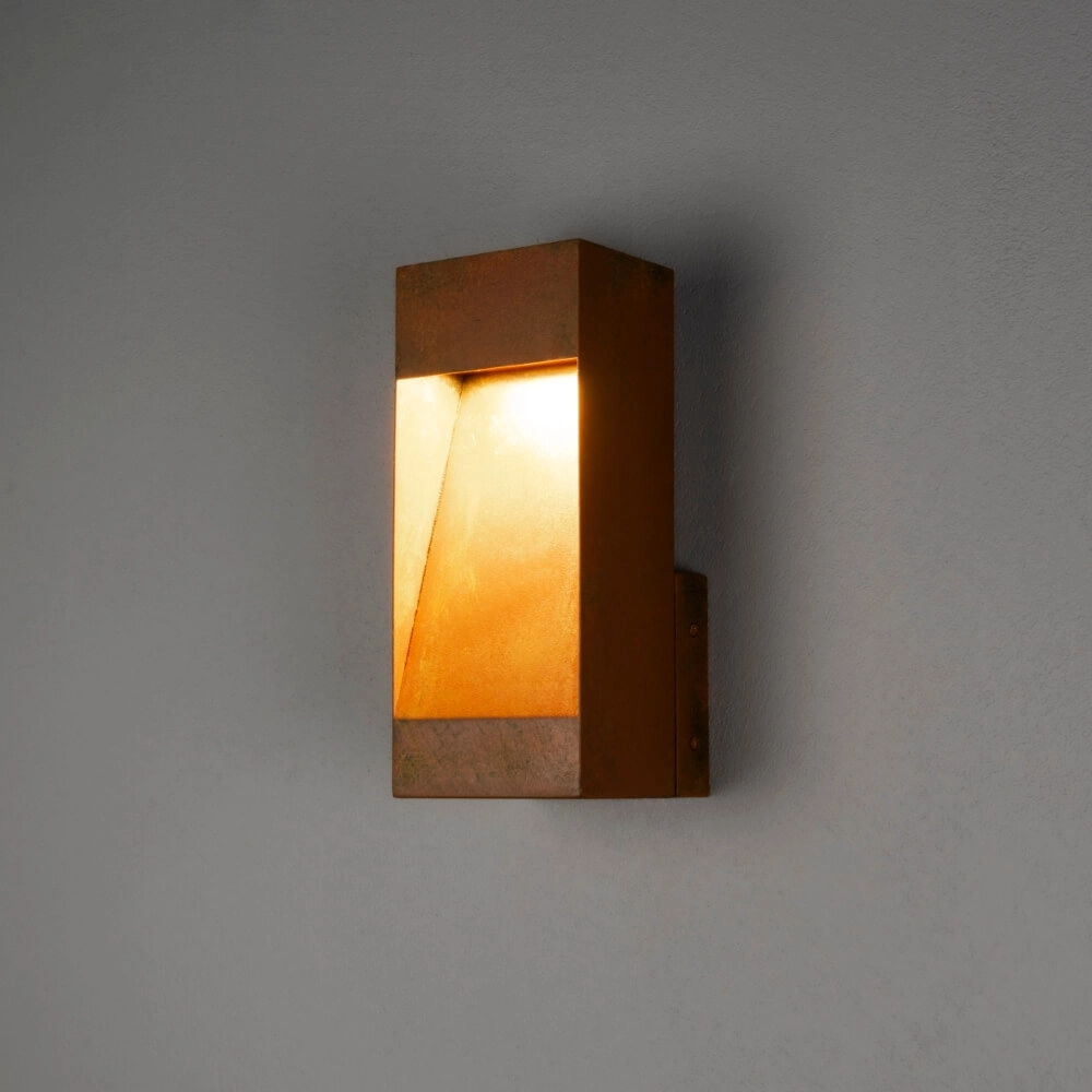 Wall lamp Rho Rusty brown
