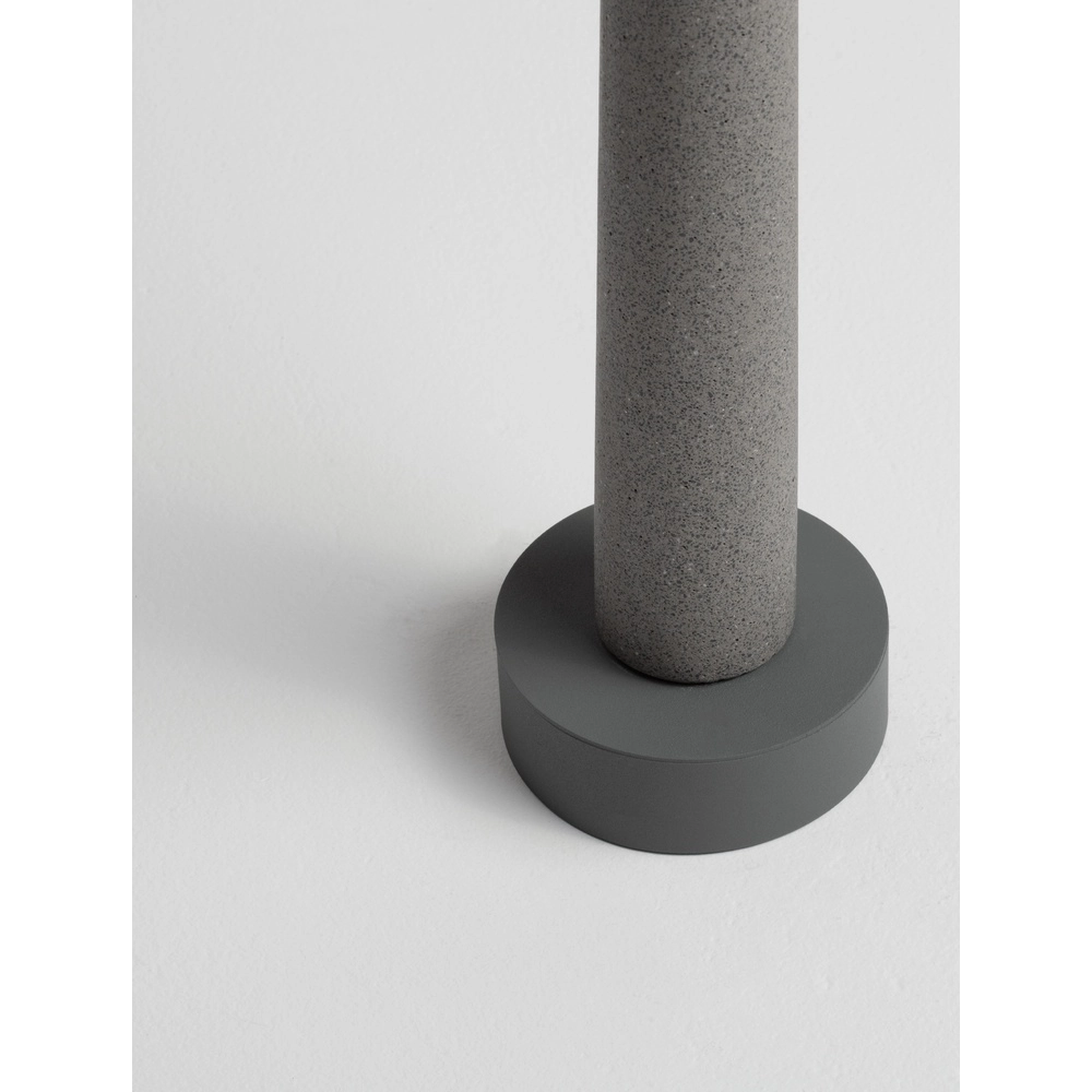 Round garden lamp Tura concrete grey 55cm Lyora 5212017454645