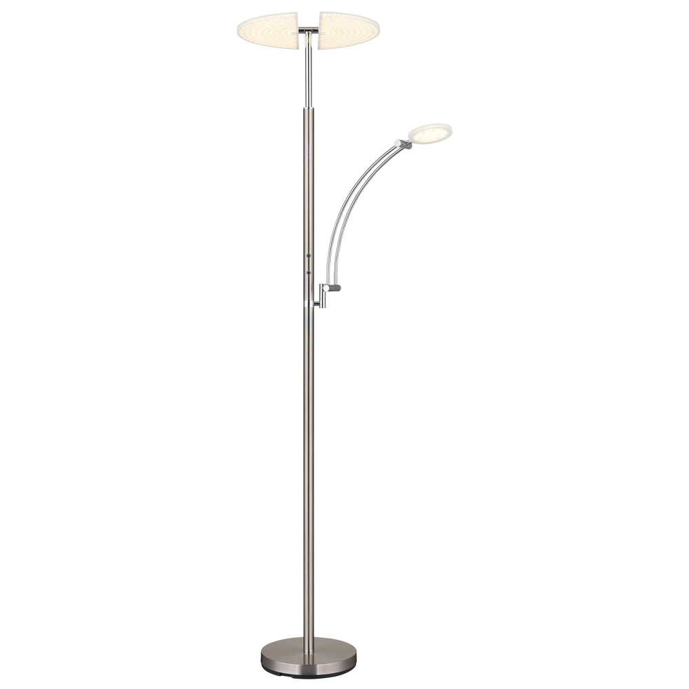 Floor lamp Tirana nickel
