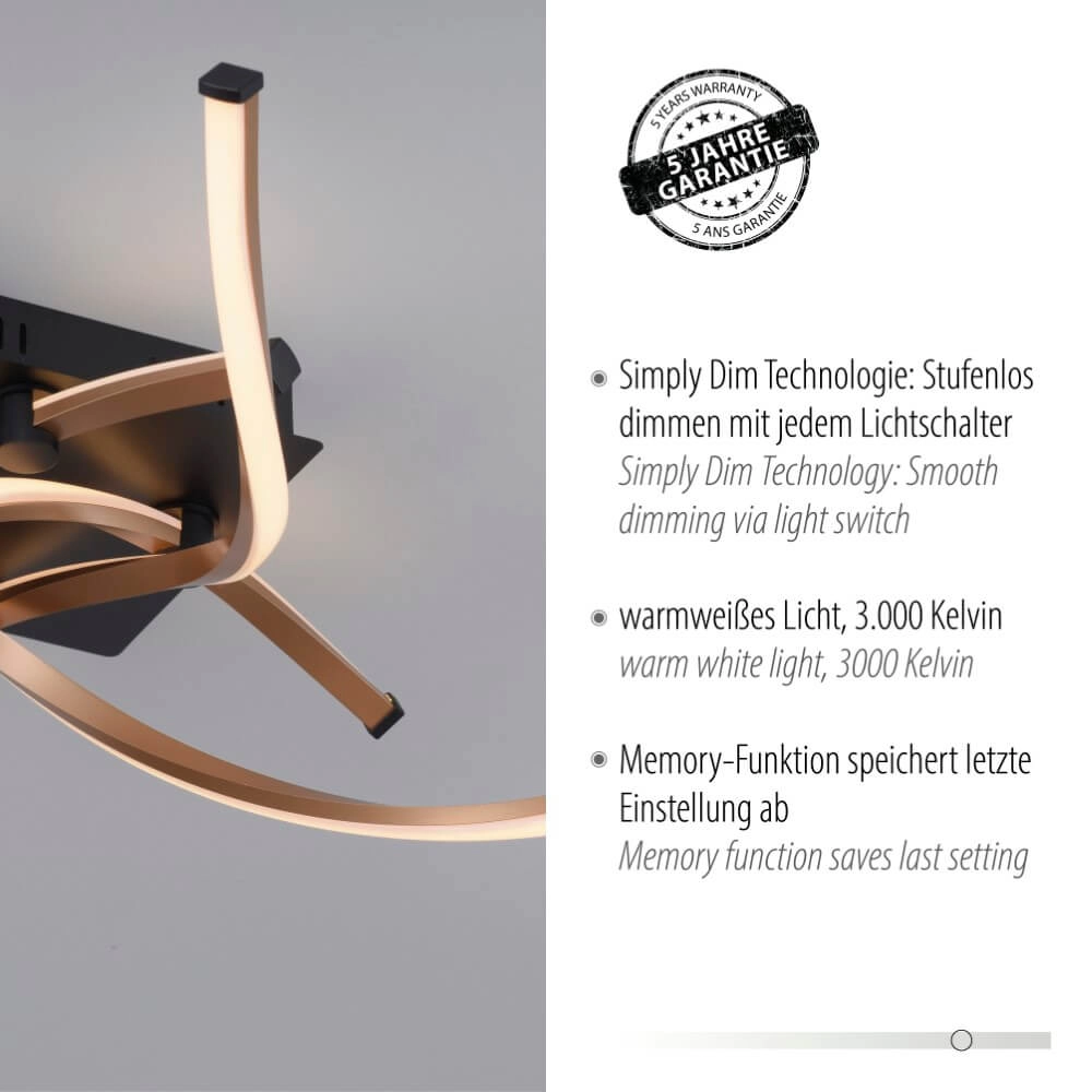 Design ceiling lamp Polina Paul Neuhaus 4012248371732