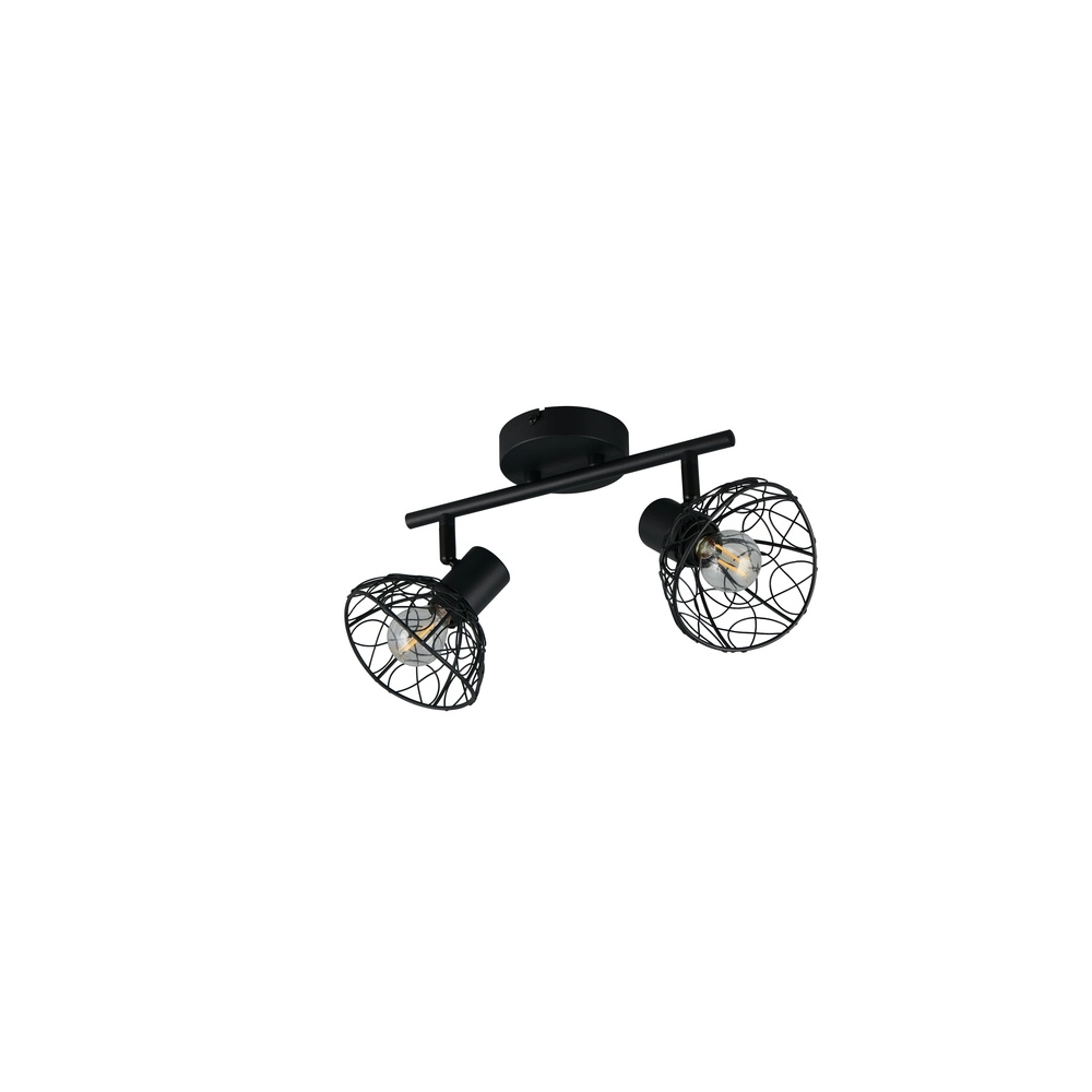 Ceiling lamp Yako Double Black Trio 4017807670936