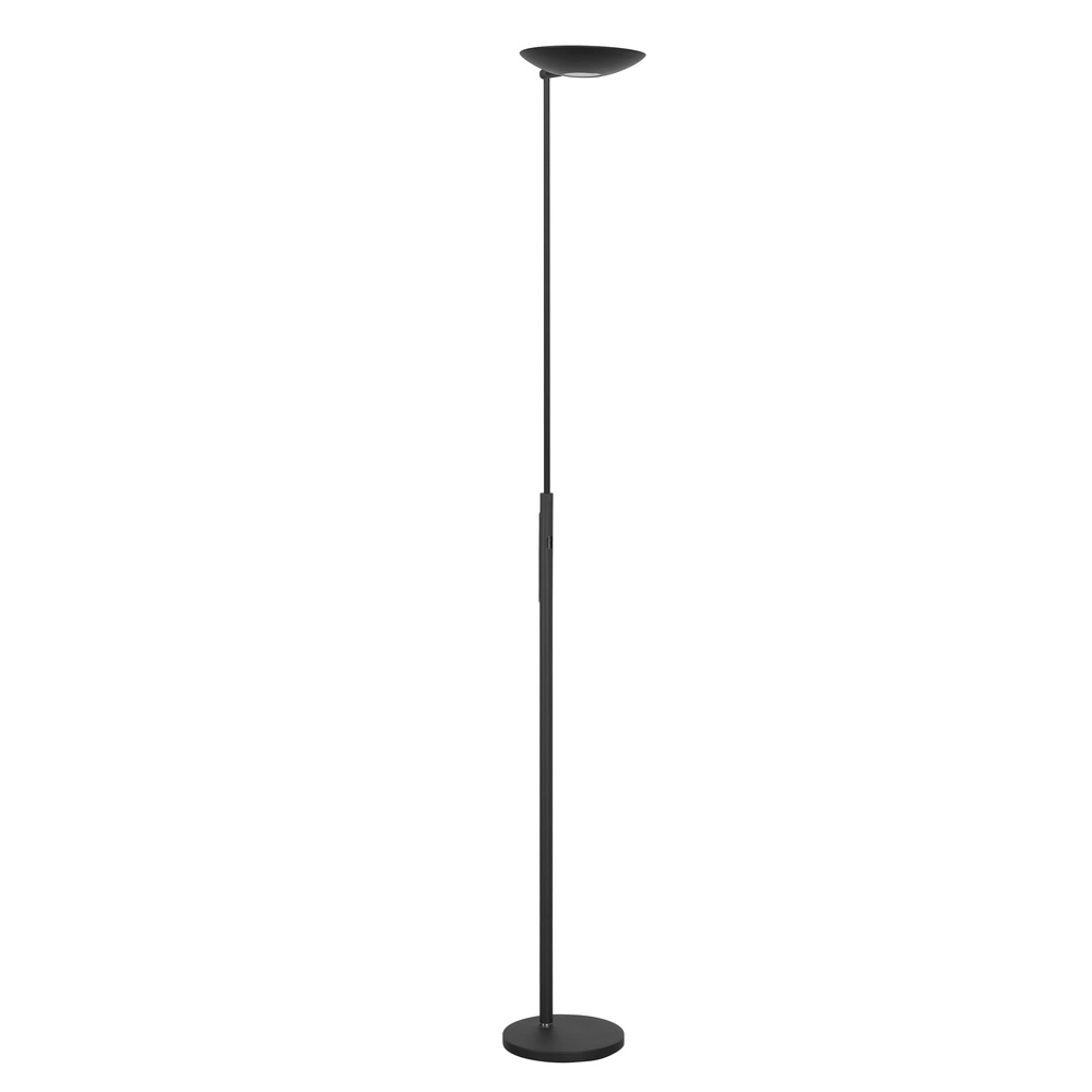 Classic floor lamp Geneva black Ø 23cm