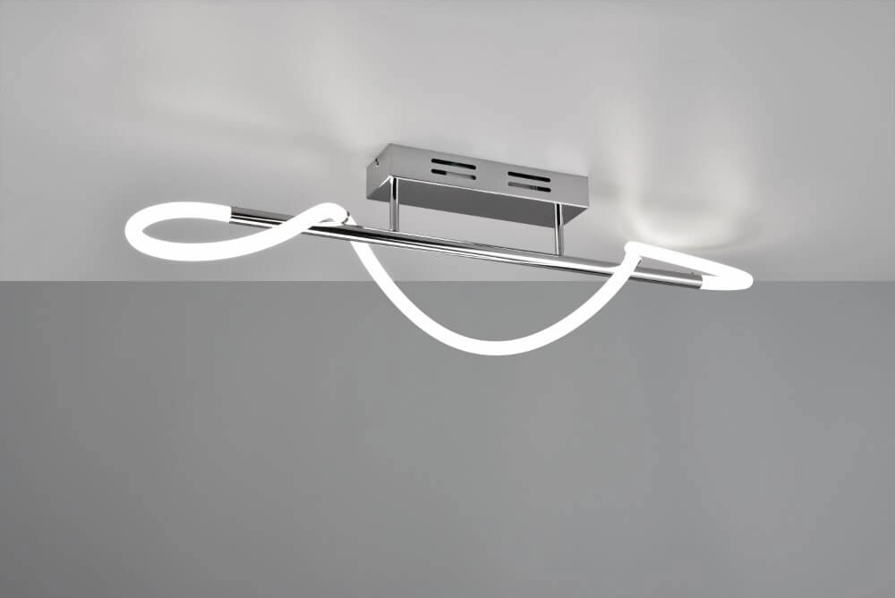 Ceiling light Argos chrome design Trio 4017807562149