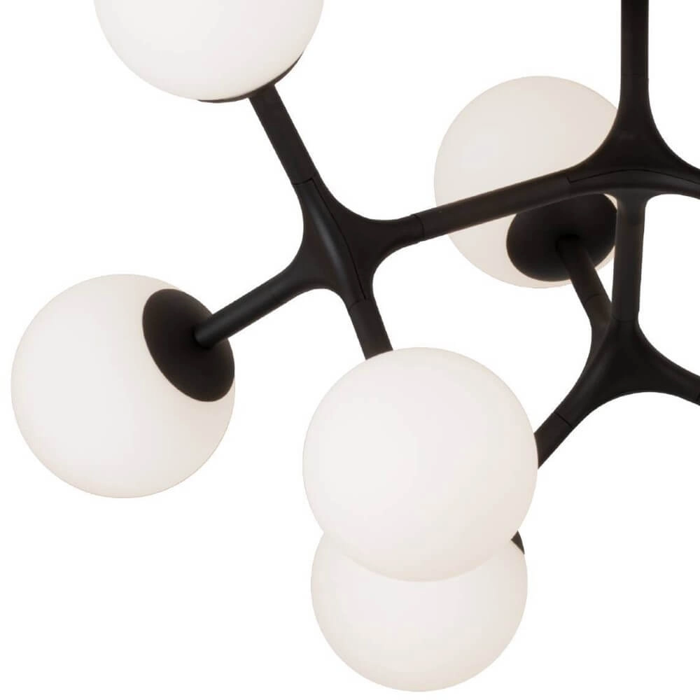 Designer ceiling lamp Maragall 9-light black Stars of Light 9002759395322