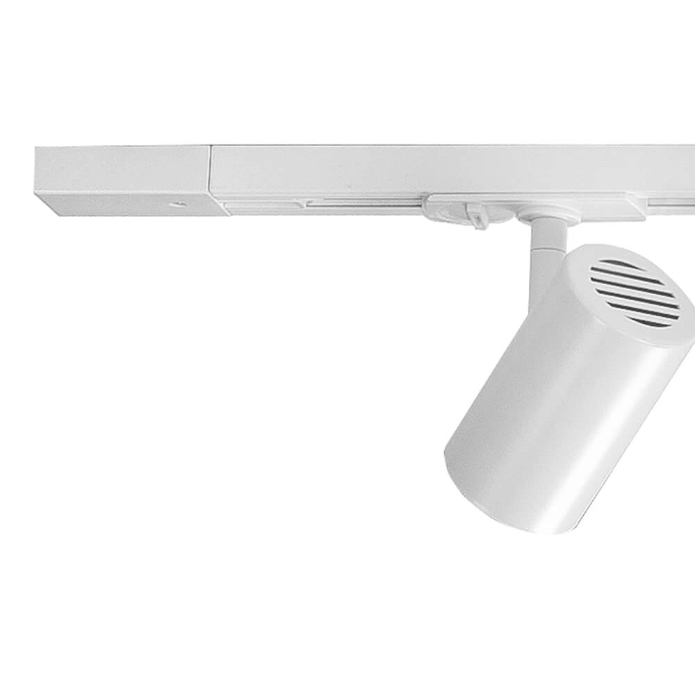 1-phase rail set 150cm Cilinder white with 4 spots Highlight 8718379039560