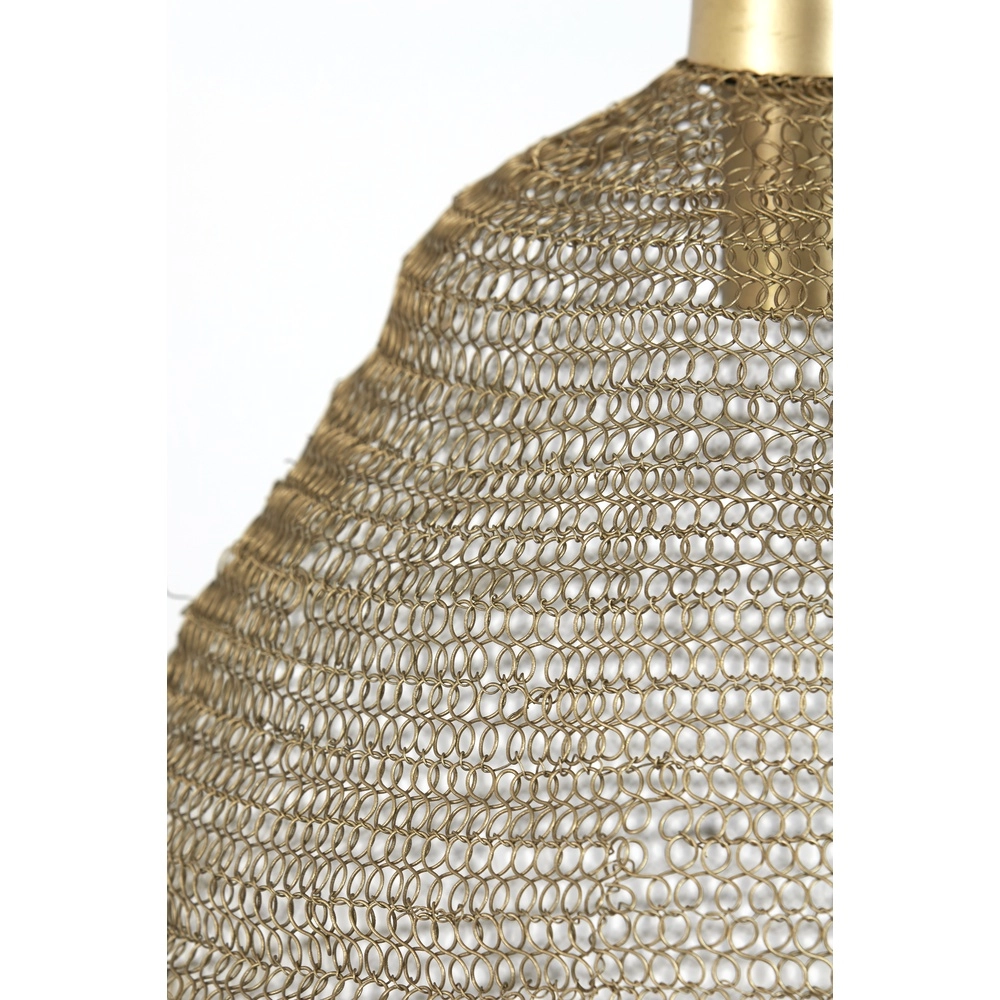 Mesh pendant lamp Nina Ø 38cm - antique bronze Light & Living 8717807175344