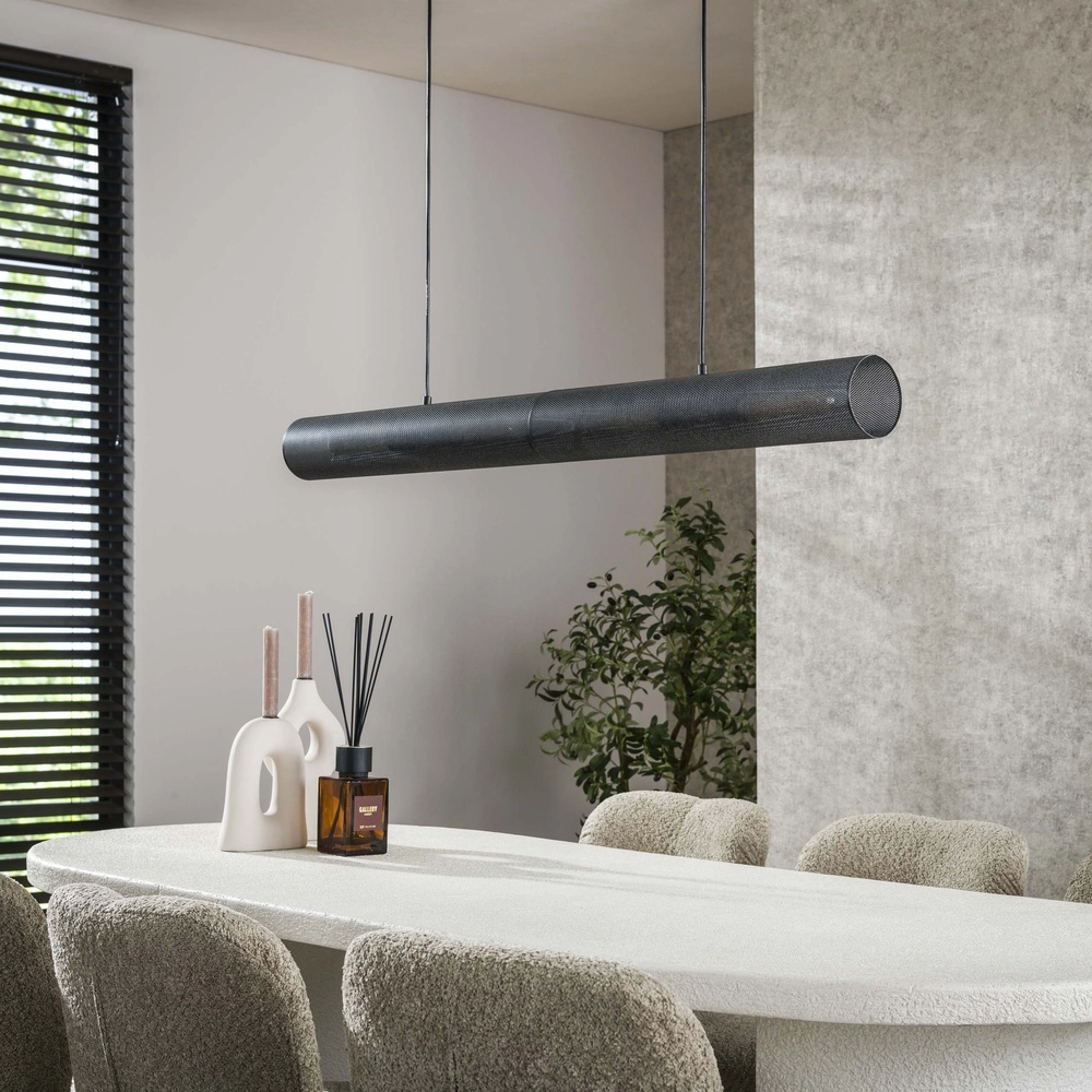 Tube pendant lamp Tube 4-light - artic black Lyora 8716803511552