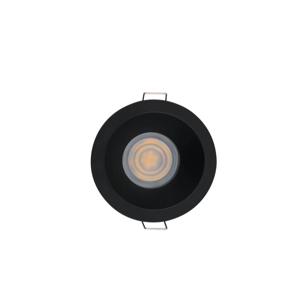Black recessed spotlight Charlie for the bathroom Lyora 5903139836791