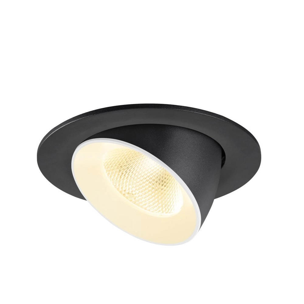 Recessed spotlight Numinos Gimble L black/white 3000K - 20deg SLV 4024163310321