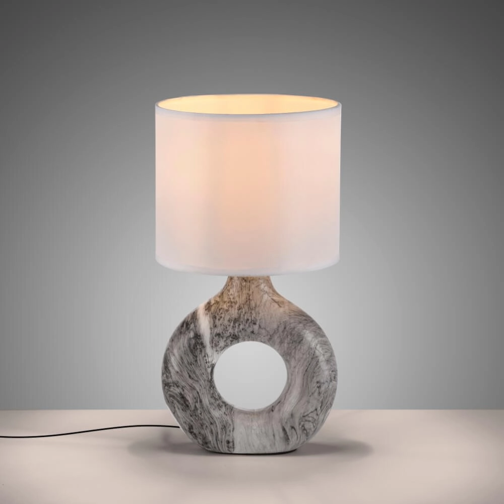Table lamp Carara grey Just Light 4043689004835