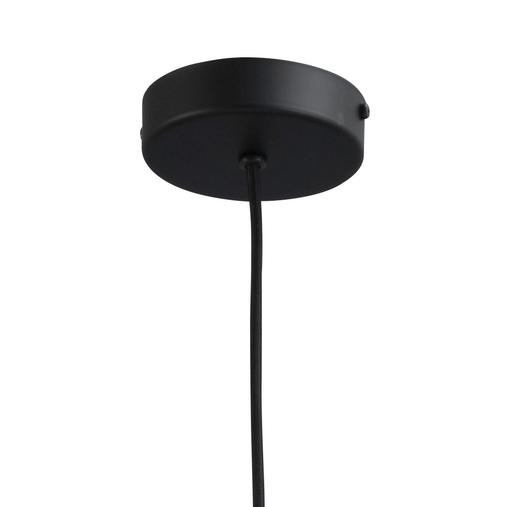 Black hanging lamp Diamond 23cm with clear glass Masterlight 8718121259178