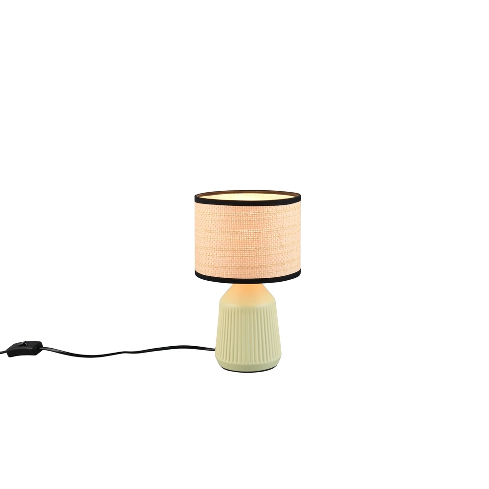 Table lamp Formentera Ø 16cm green Trio 4017807692068