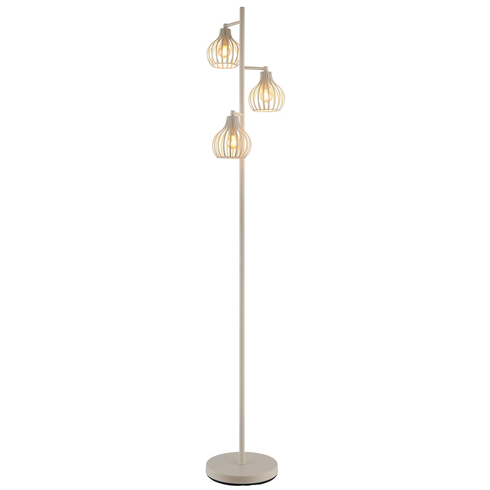 3-light floor lamp Mateo cream