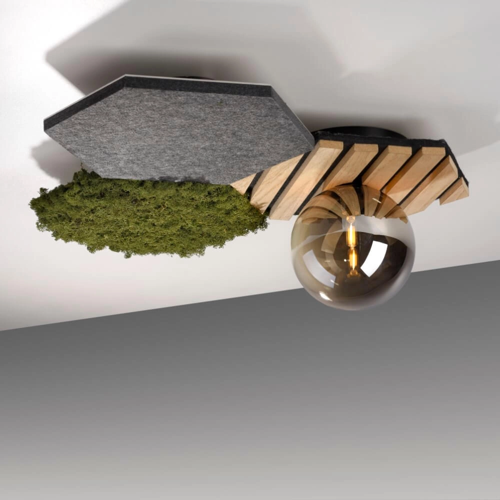 Ceiling lamp Green Hex nature Just Light 4043689004255