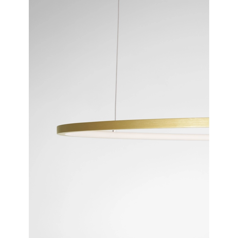 Round pendant lamp Tarquin gold Ø 100cm Lyora 5212017438355