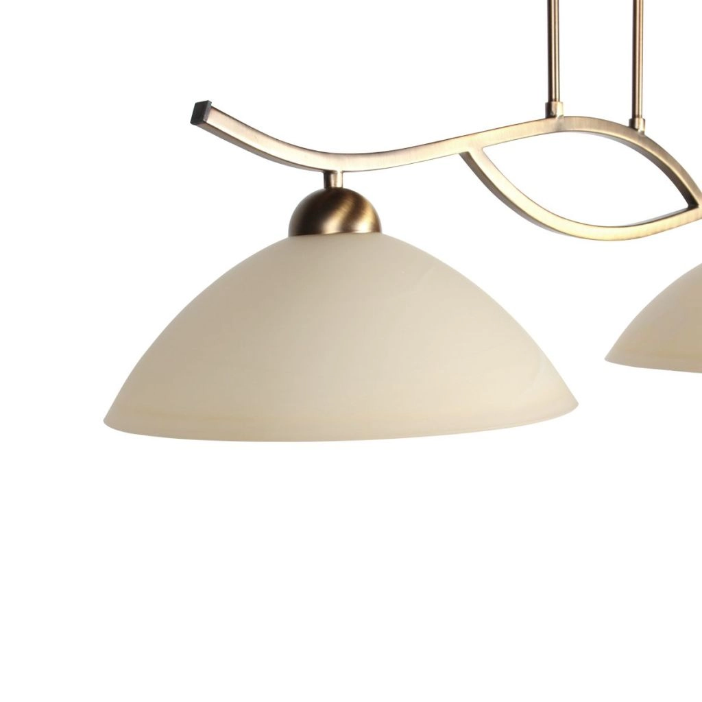 Classic pendant lamp Anthea 2-light bronze Steinhauer 8712746180206