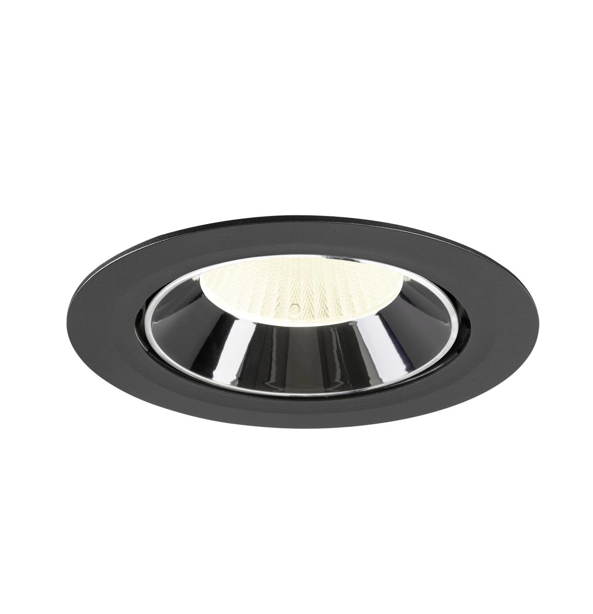 Recessed spotlight Numinos Gimble XL black/chrome 4000K - 40deg SLV 4024163308496