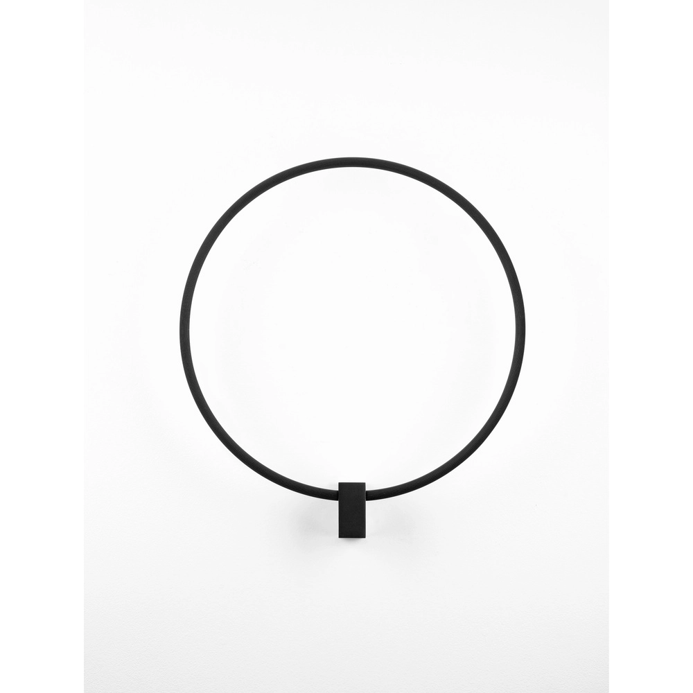 Round wall lamp Cercio black Lyora 5212017473677