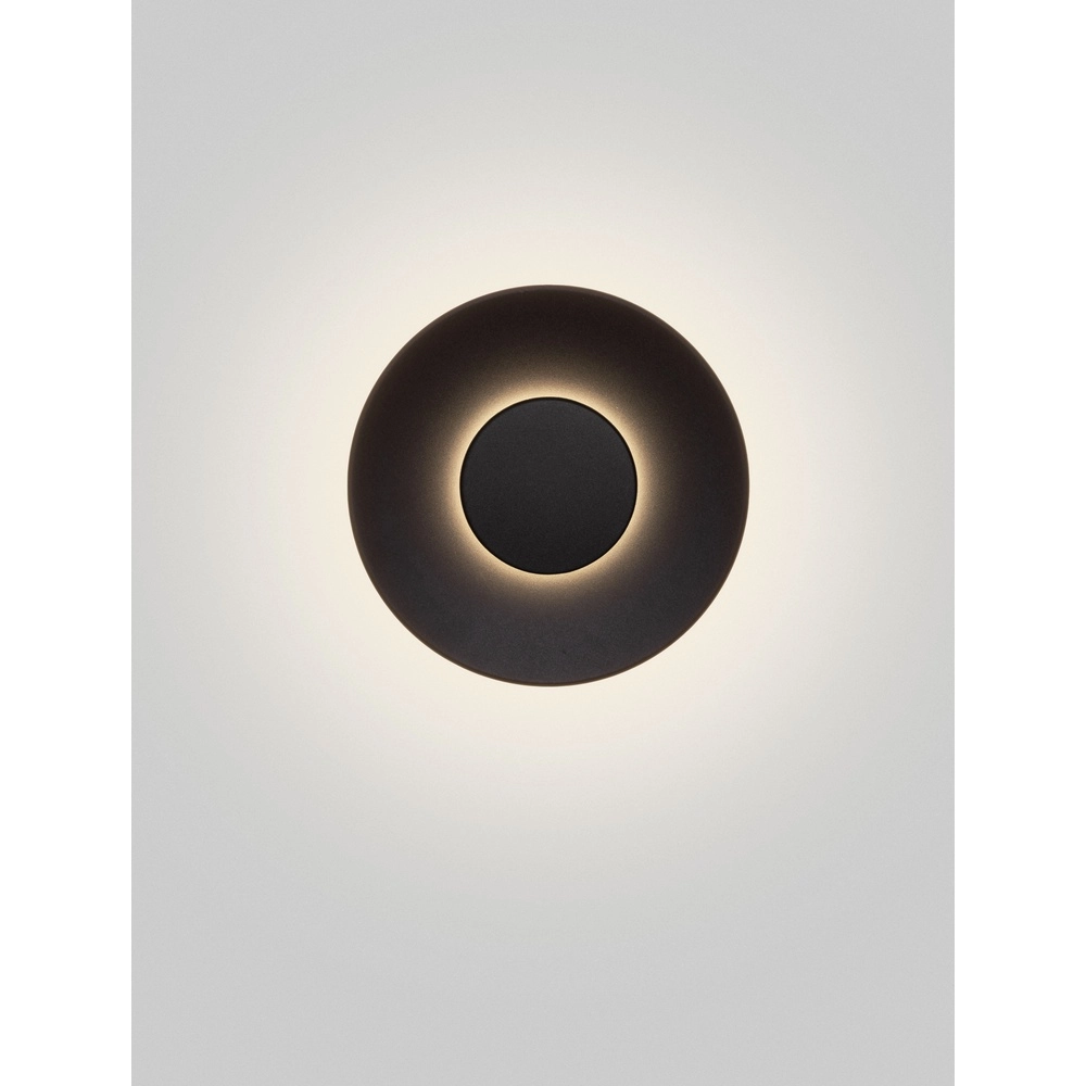 Round wall lamp Cico black