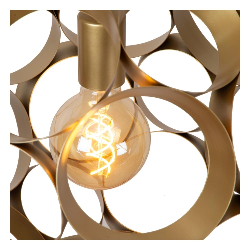 Unique pendant lamp Hannelore Ø 40cm gold Lucide 5411212106230