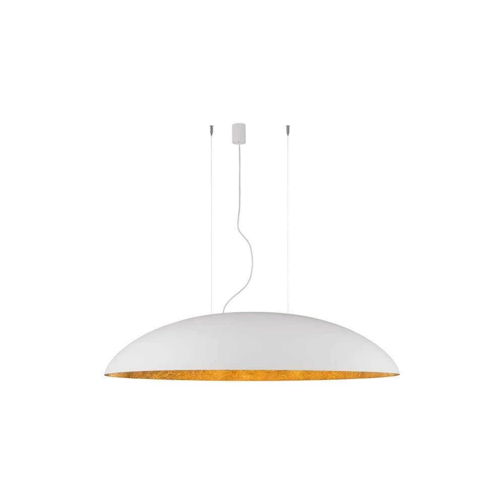 XXL hanging lamp Canoe oval 117cm