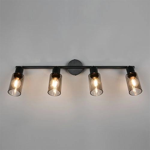 Design ceiling lamp Mars 4-light black Trio 4017807670516