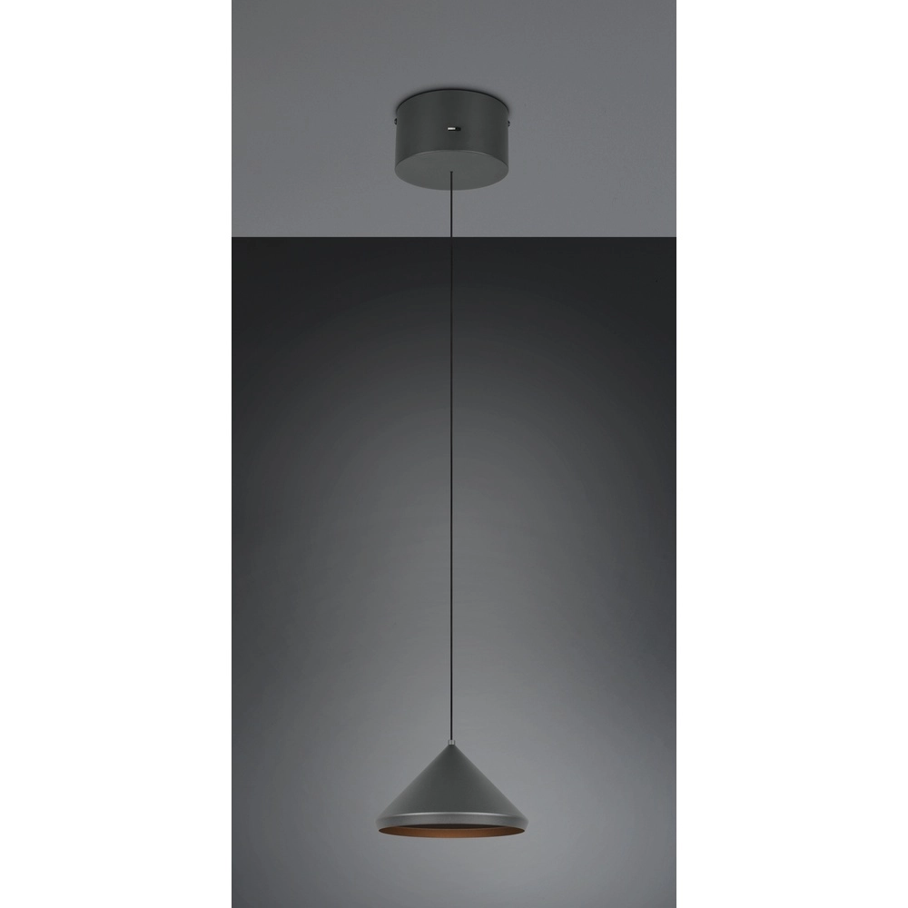 Modern pendant lamp Laguna Ø 18cm black