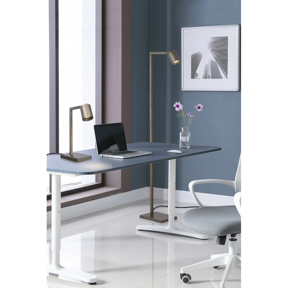Floor lamp Office brown Searchlight 5053423301327