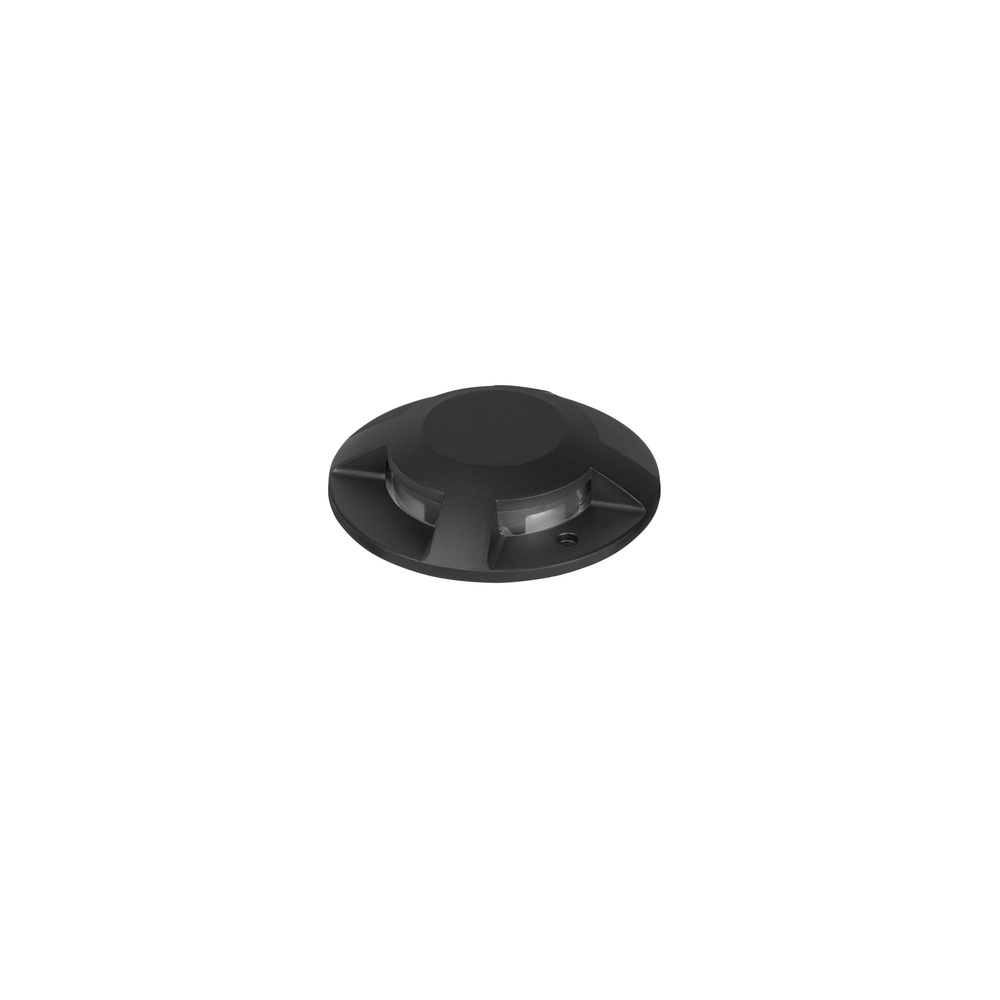 Flat surface-mounted ground spot Grado black - 13W Lyora 5212017497918