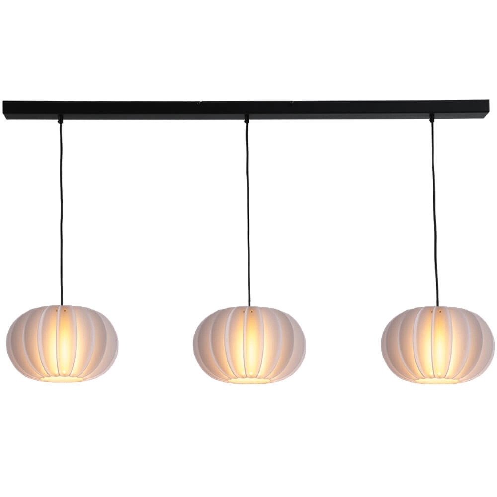 3-light hanging lamp Arena with Ø30cm hoods