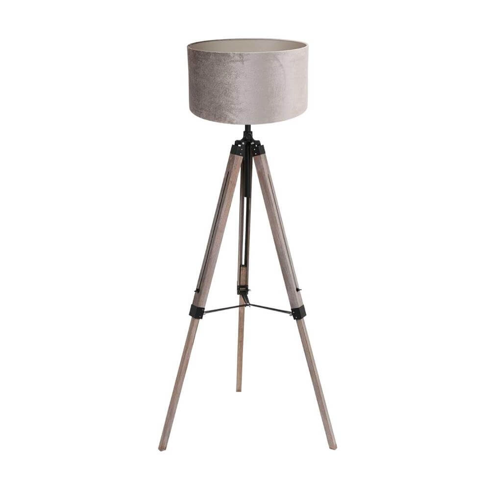 Tripod floor lamp Triek with silver cap Steinhauer 8712746176162