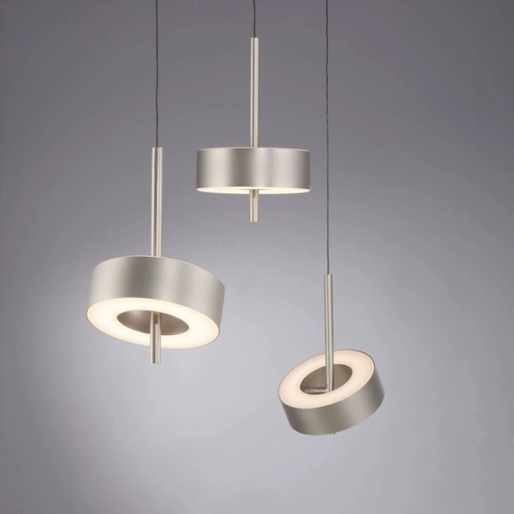 3-light pendant lamp Q-Rotate Aluminum Modern Paul Neuhaus 4012248383162