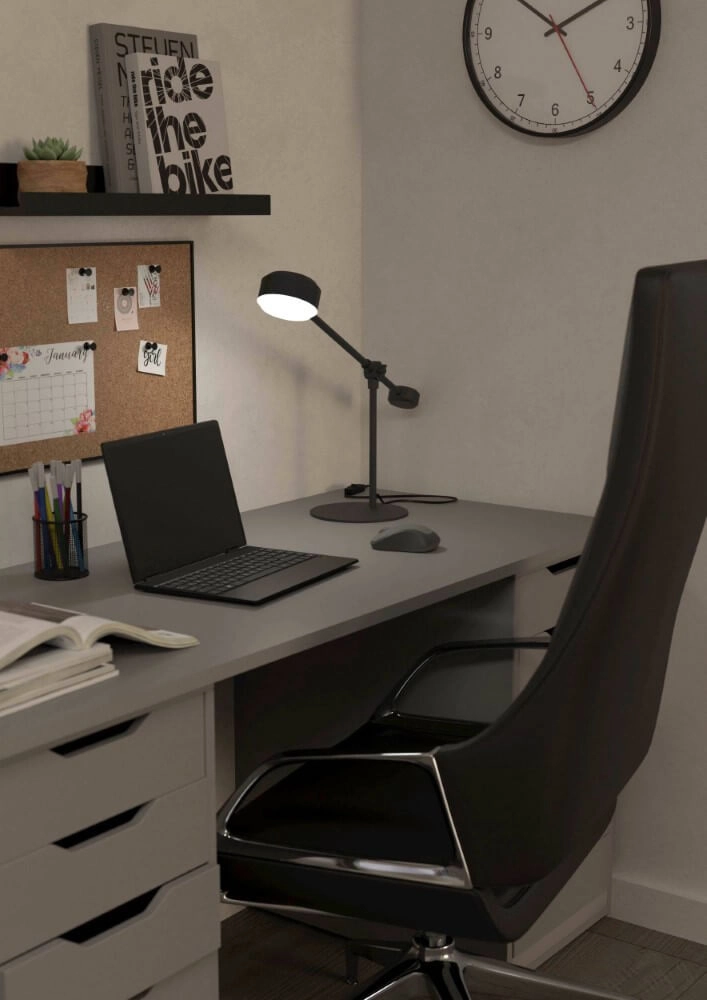 LED desk lamp Clavellina black Eglo 9008606241101