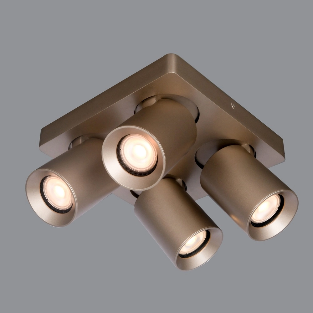 4-light surface-mounted spot Megano champagne Artdelight 8720701103498