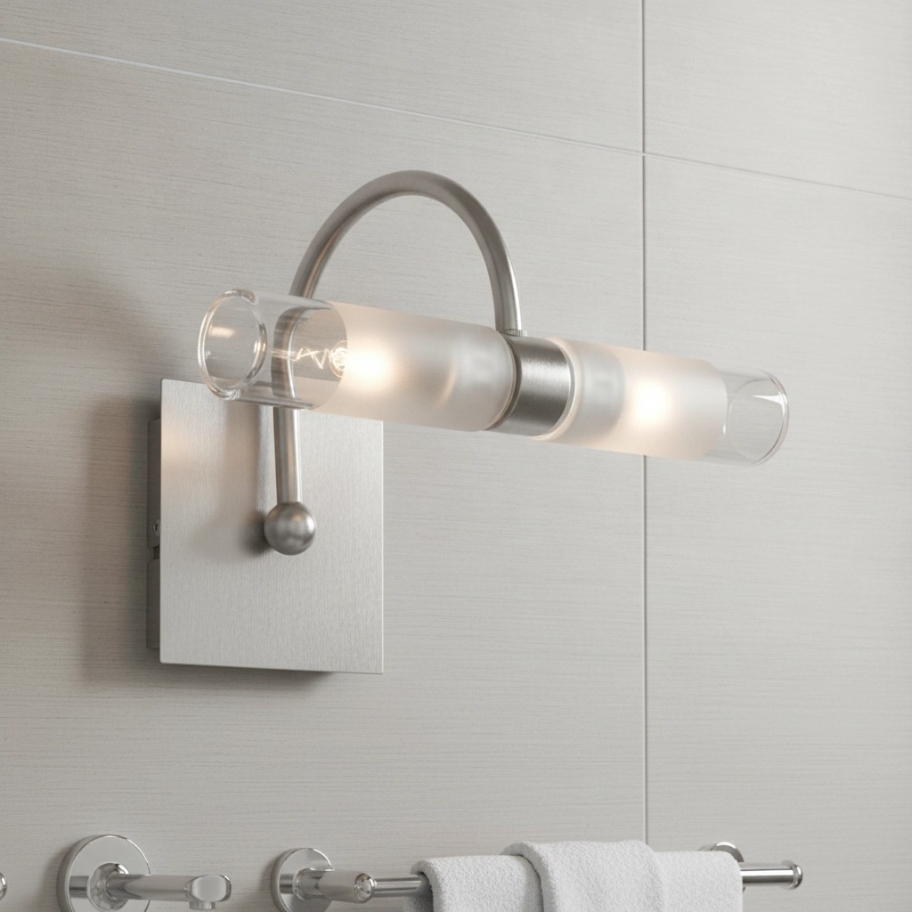 Wall lamp Dritto nickel