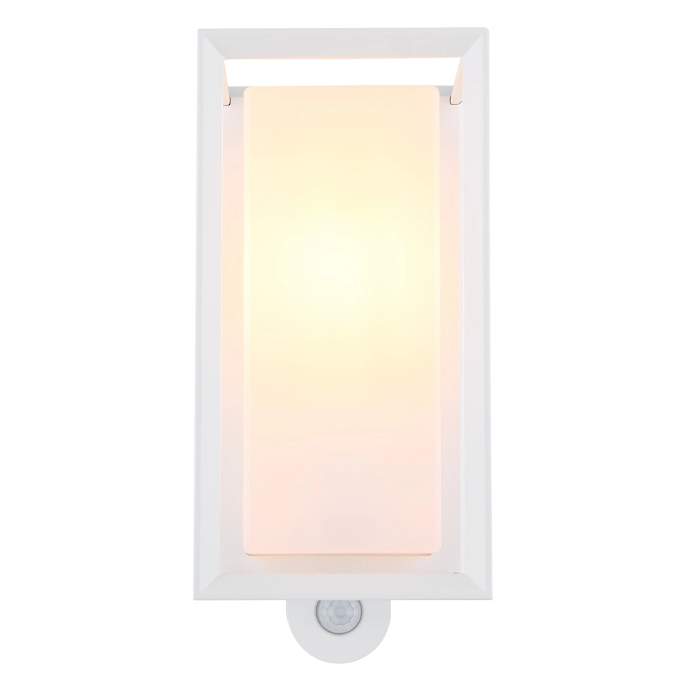 Outdoor wall lamp Logana White with sensor Globo 9007371474813