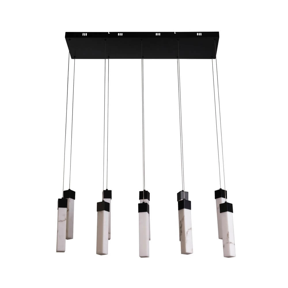 13-light pendant lamp Moonbeam black Searchlight 5053423273785