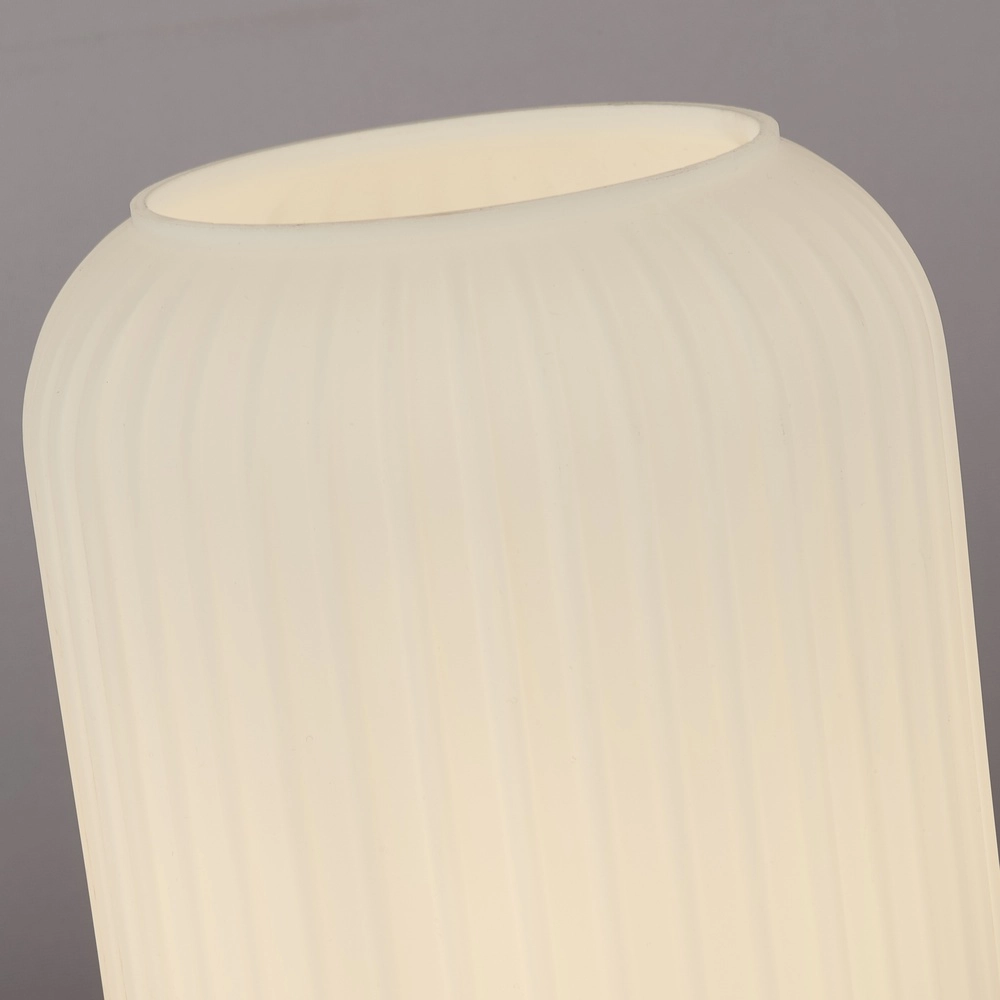 Table lamp Pearl gold with white glass Searchlight 5053423308265