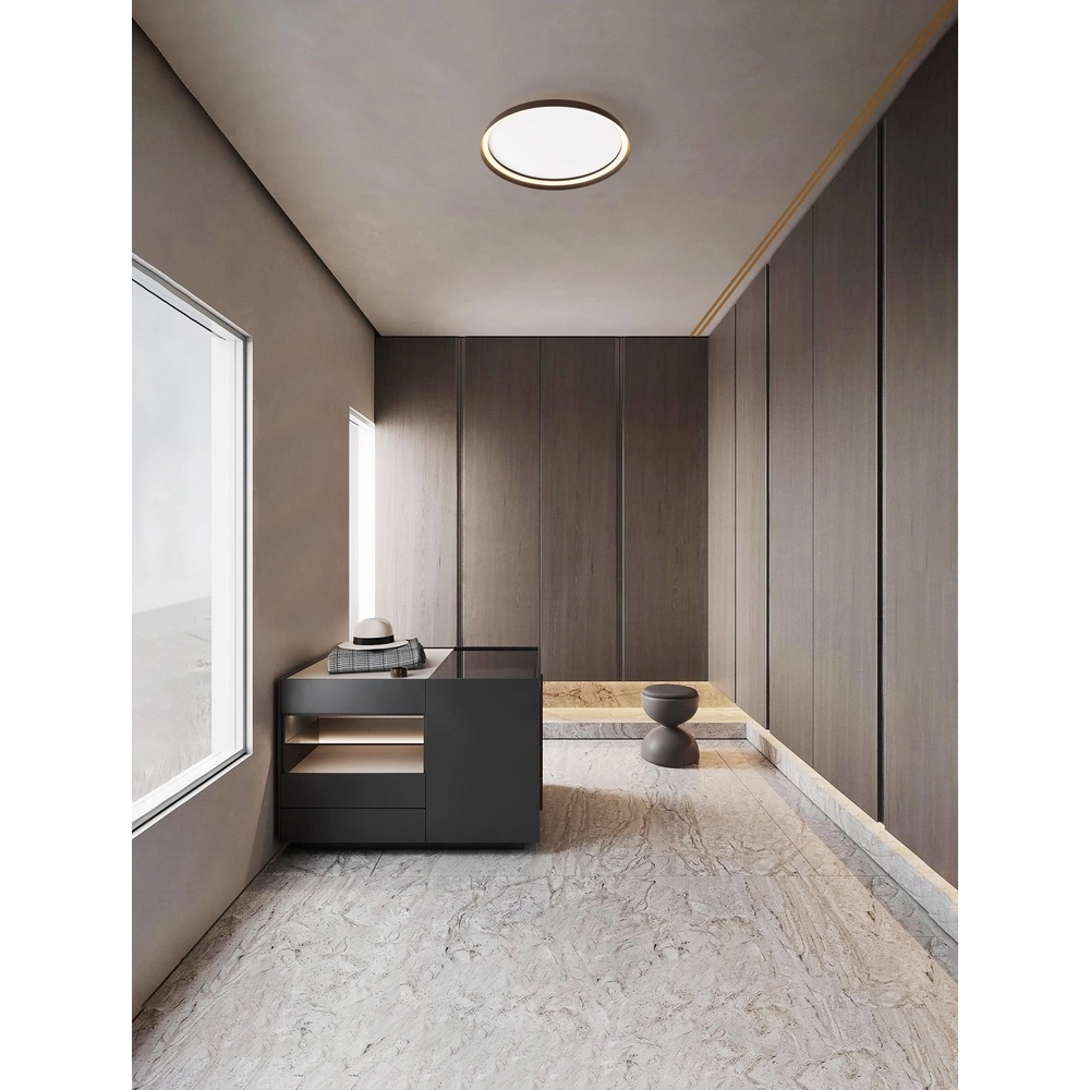 Design ceiling light Ormi Ø 60cm coffee brown Lyora 5212017463142